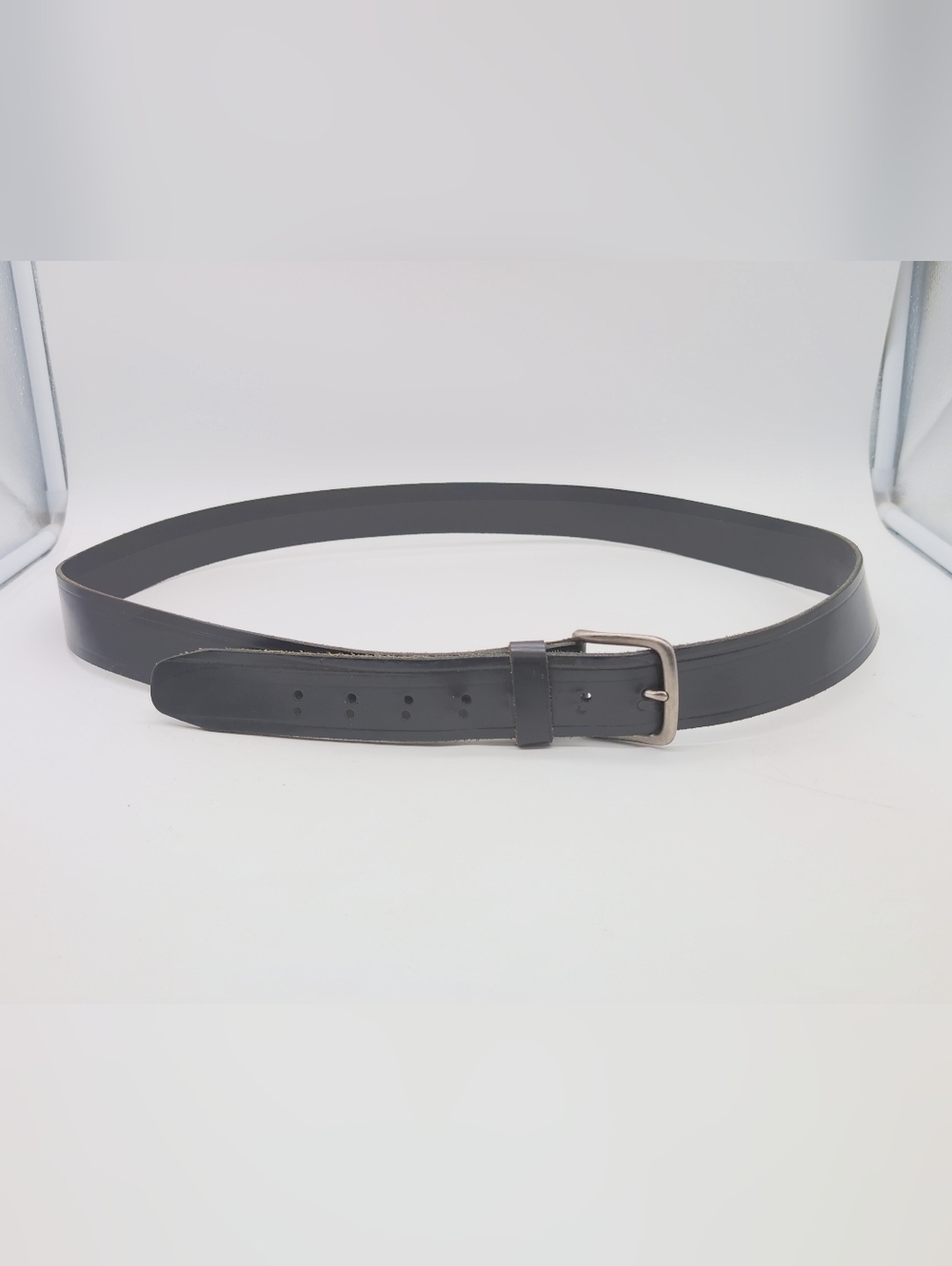 Wrangler Jeans Sz 50 - 52 Classic Black Leather Men’s Belt - Casual & Formal